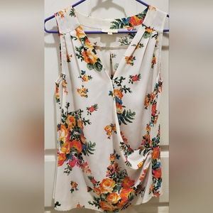 ModCloth Floral Blouse - XS